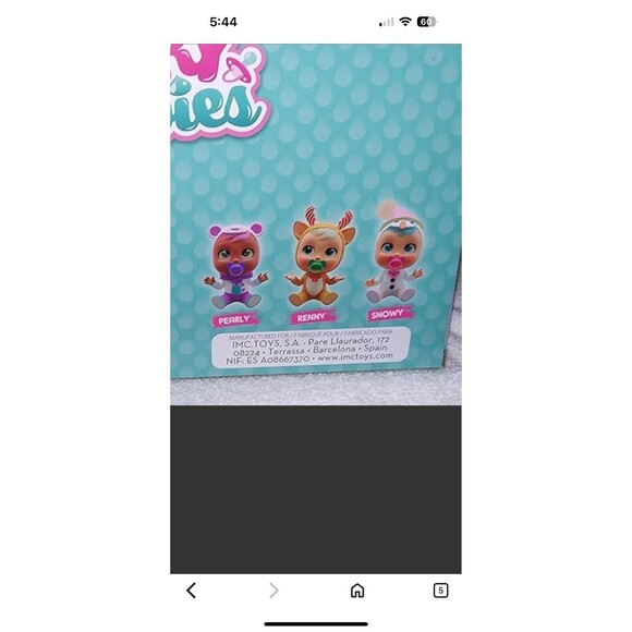 Cry Babies Tiny Cuddles Holly Jolly Edition 3-pack - Picture 8 of 8